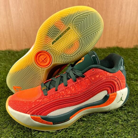 Jordan Luka 4 Gone Camping Basketball Shoes IB7903-300 Green Orange Men’s 8